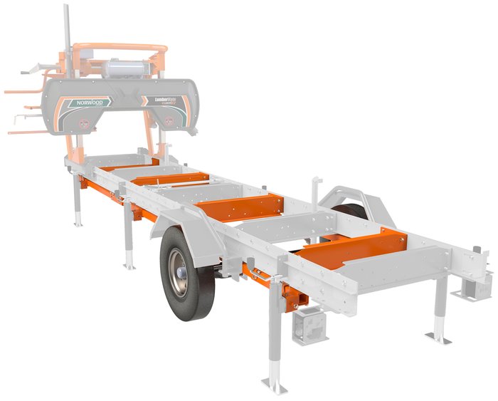 Norwood Trailer Frame for the LM 30 Sawmill