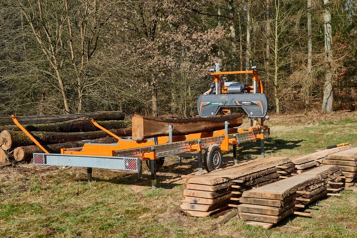 Trailer chassis for Norwood HD36V2 and HD38