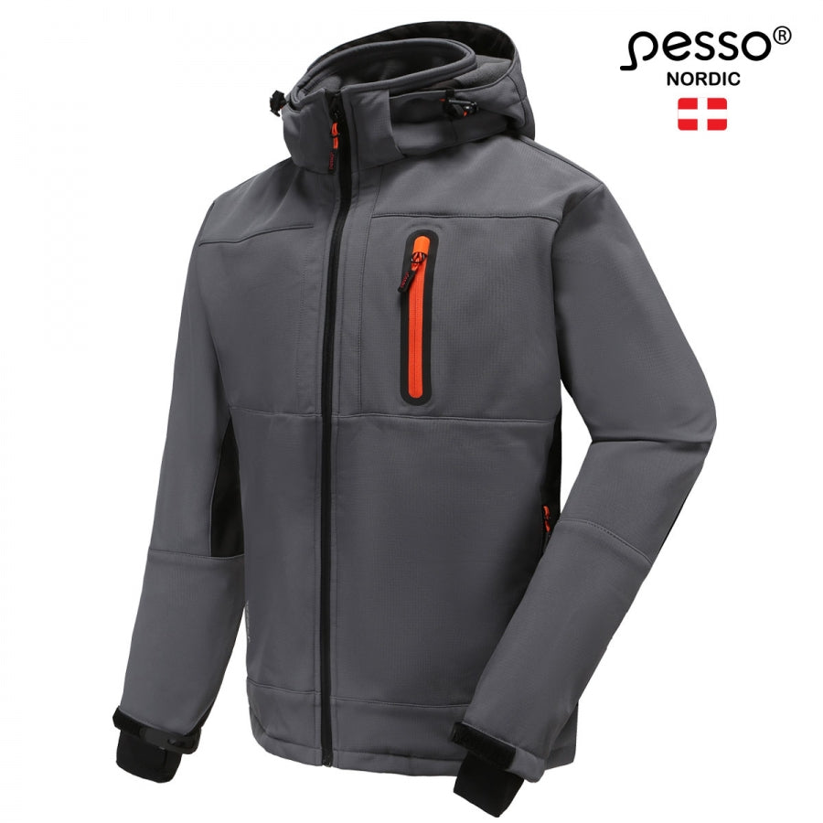 Jaka SoftShell Ripstop Pesso Orion, Pelēka