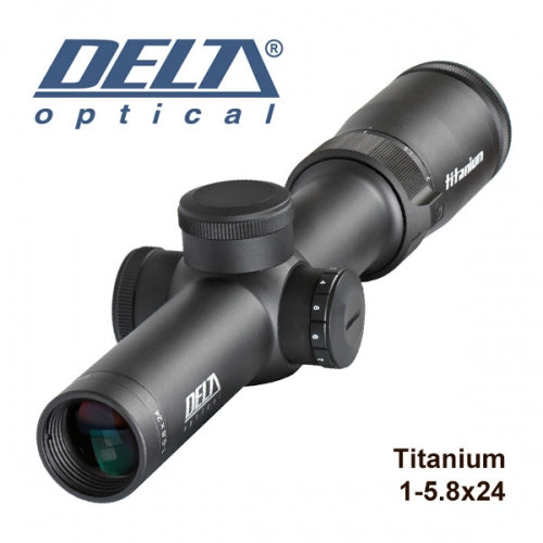 Ieroča tēmeklis Delta Optical Titanium 1-5.8x24 FDHL