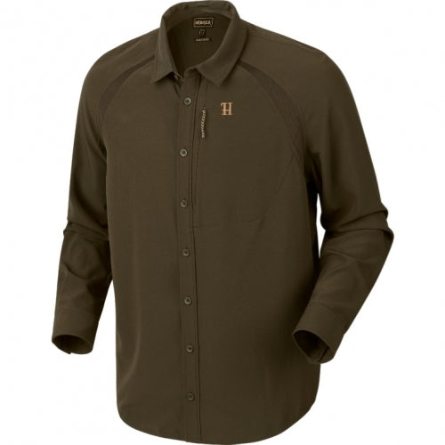 Krekls Harkila Herlet Tech L/S, Vītolu zaļš