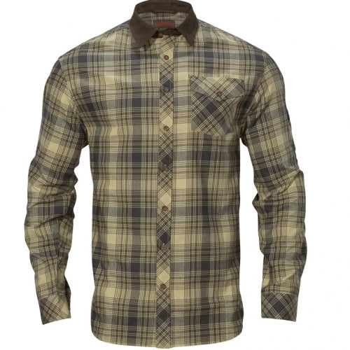 Krekla Harkila Driven Hunt Light teak check