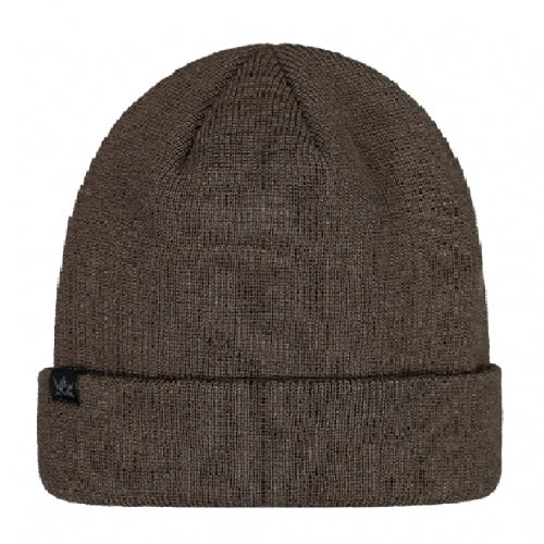 Beanie cepure Alaska Merino Moss, Brūna