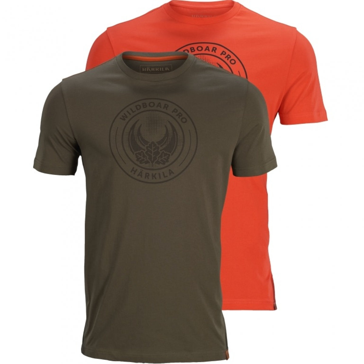 T-krekls Harkila Wildboar Pro S/S 2 gab., Vītolu zaļš/Oranžs