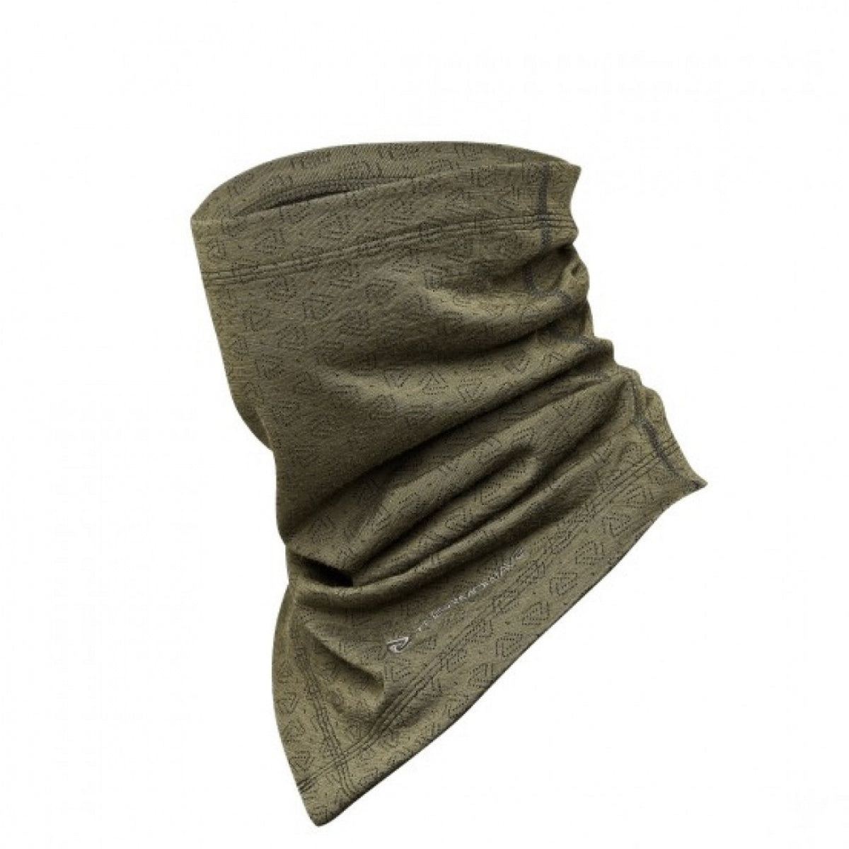 Vienpusējā apaļā šalle Thermowave Merino, Meža zaļa/Melna