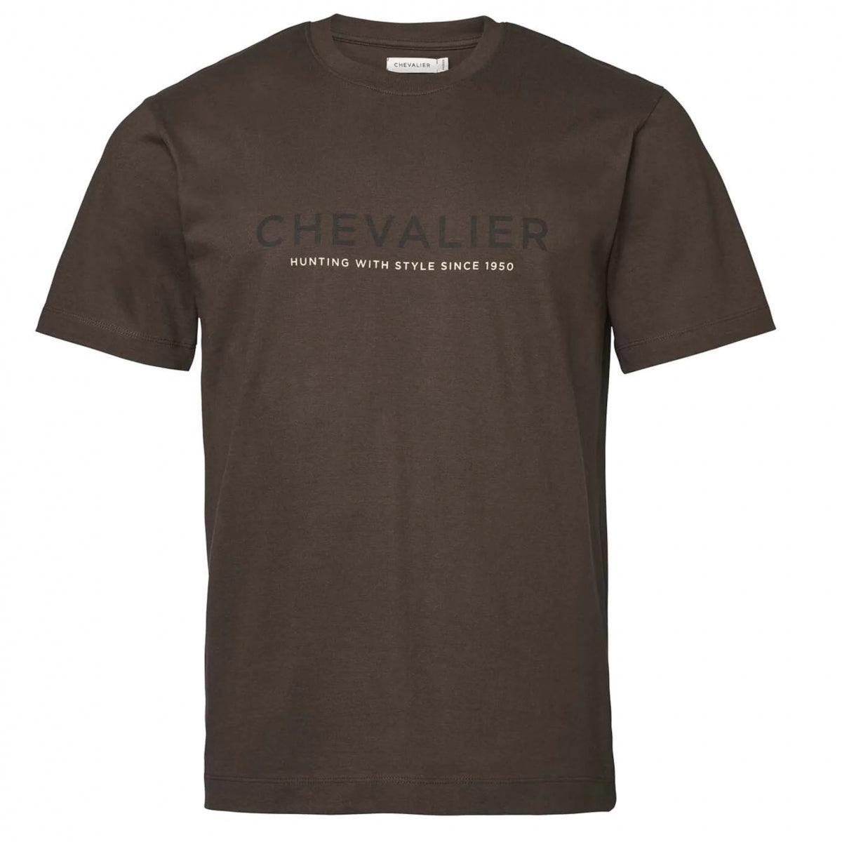 T-krekls Chevalier Logo, Ādas brūns