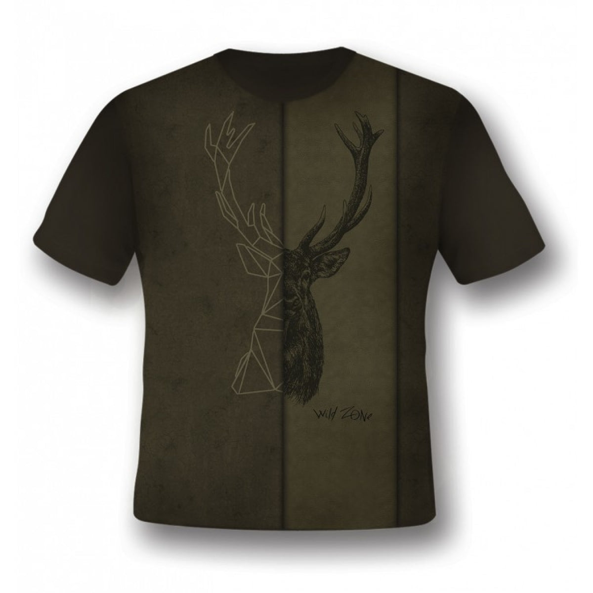 T-krekls Wild Zone ar briedi M-269-1915, Brūns