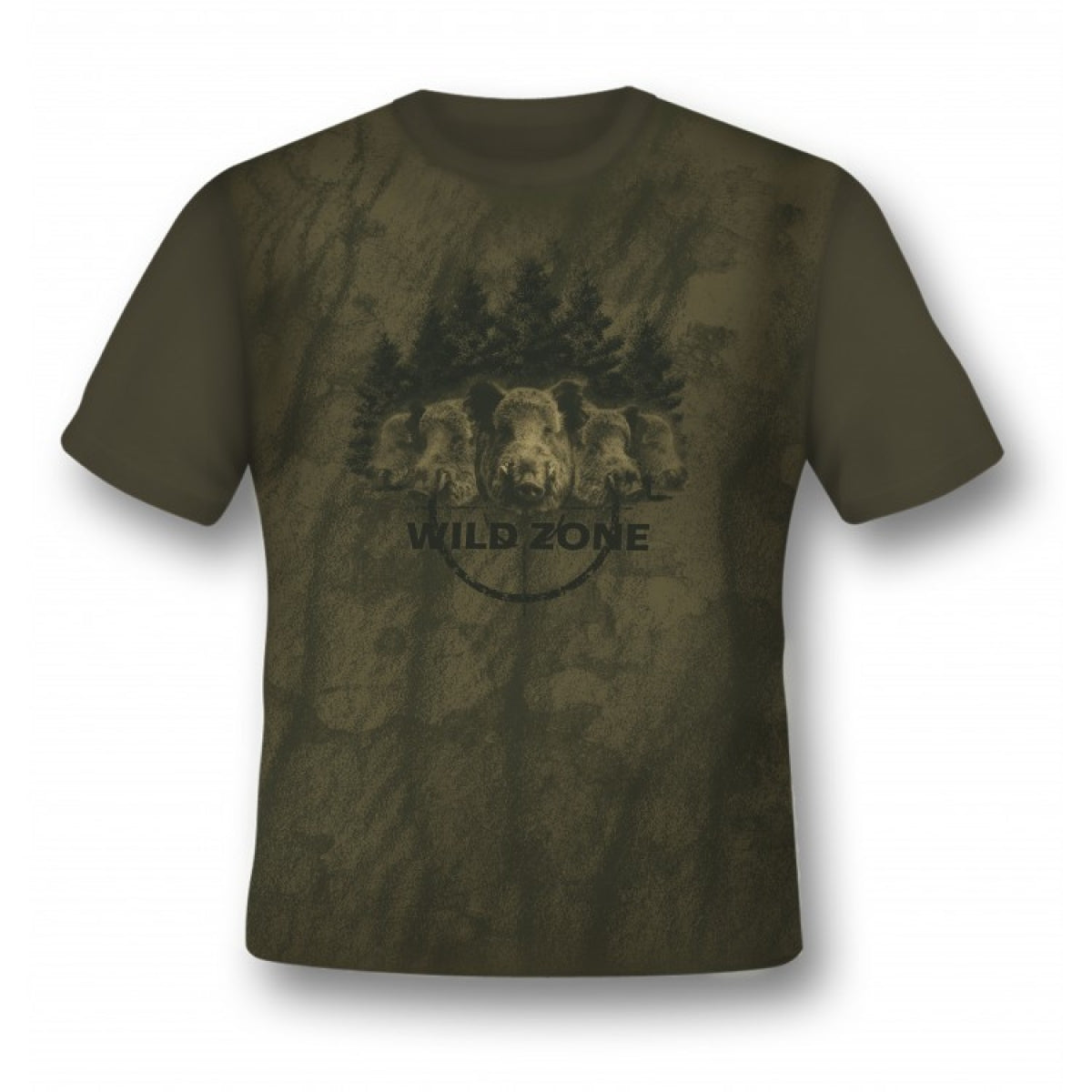 T-krekls Wild Zone ar kuiļu druku M-269-1920, Zaļš