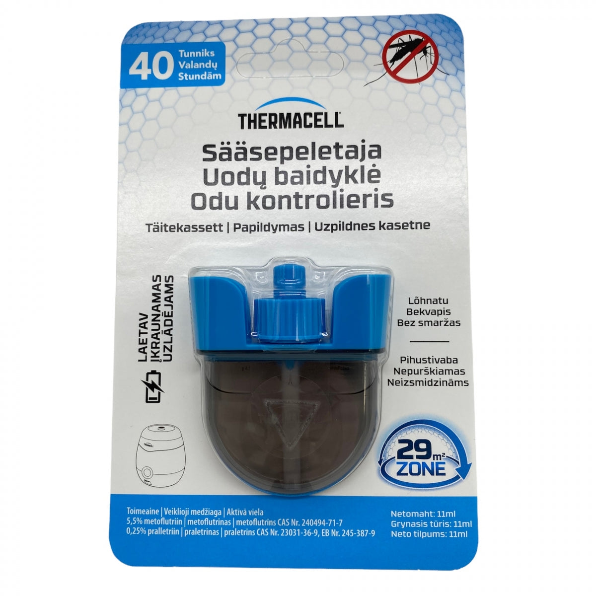 Mosquito repellent for the device THERMACELL ER140I