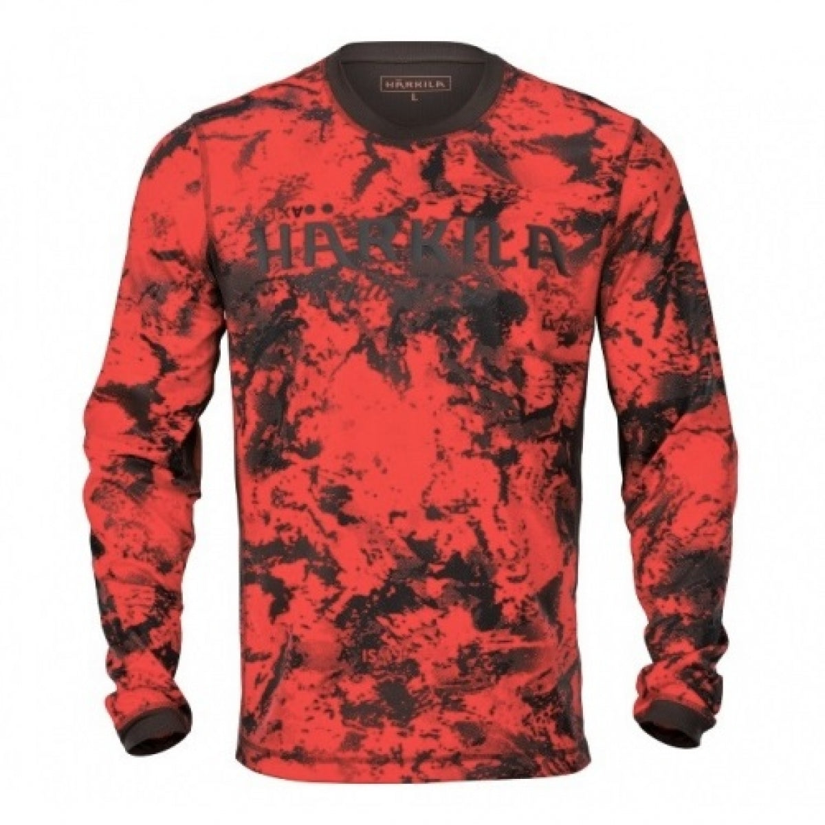 T-krekls Harkila Wildboar Pro L/S, Oranža/Ēnu brūna
