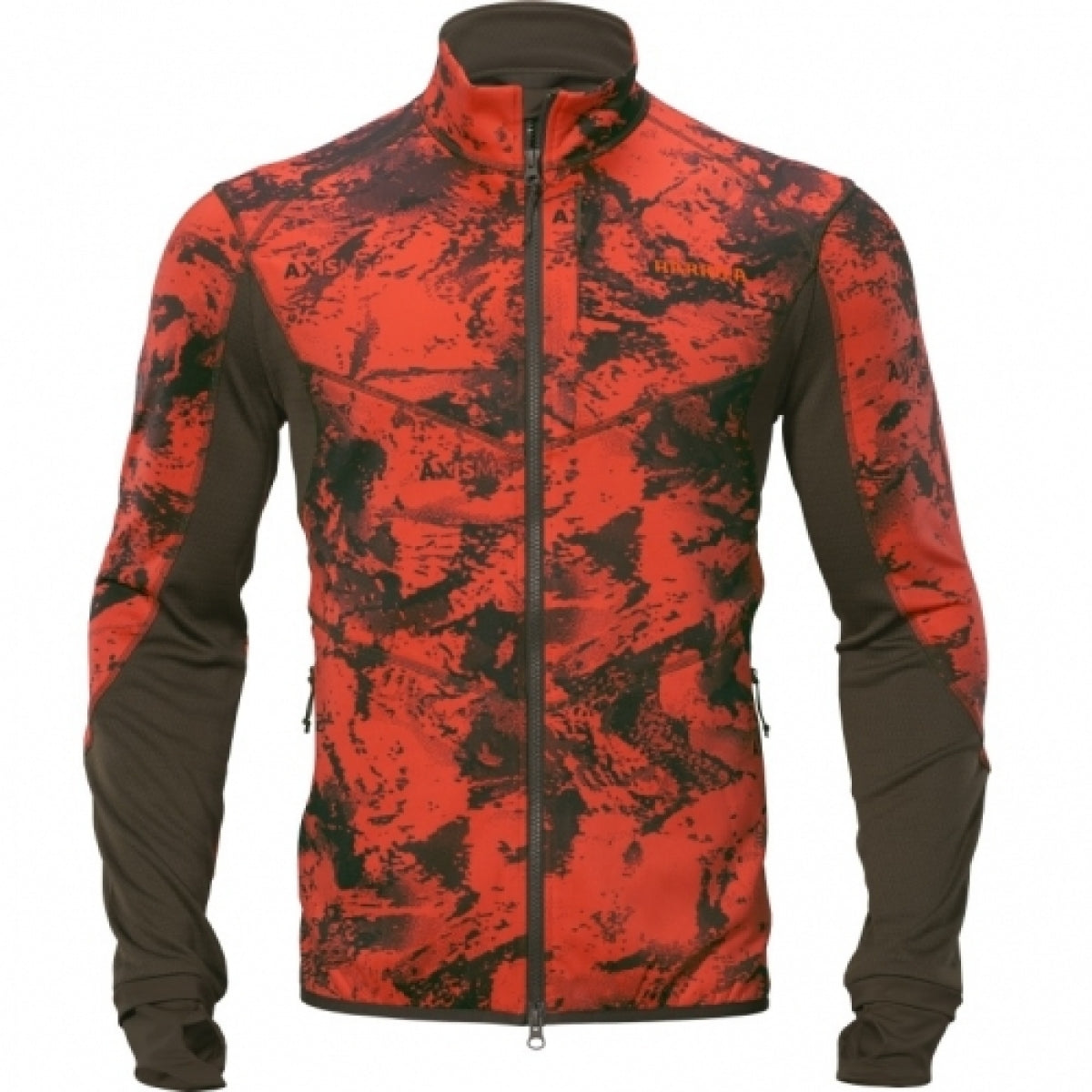 Flīsa jaka HARKILA Harkila Wildboar Pro camo AXIS MSP® Wildboar, Oranža/Ēnu brūna