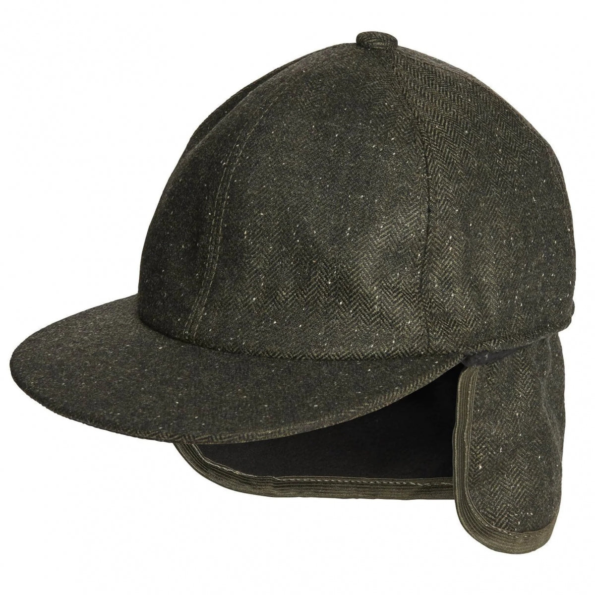 Cepure CHEVALIER Blake Harringbone, Tumši zaļa