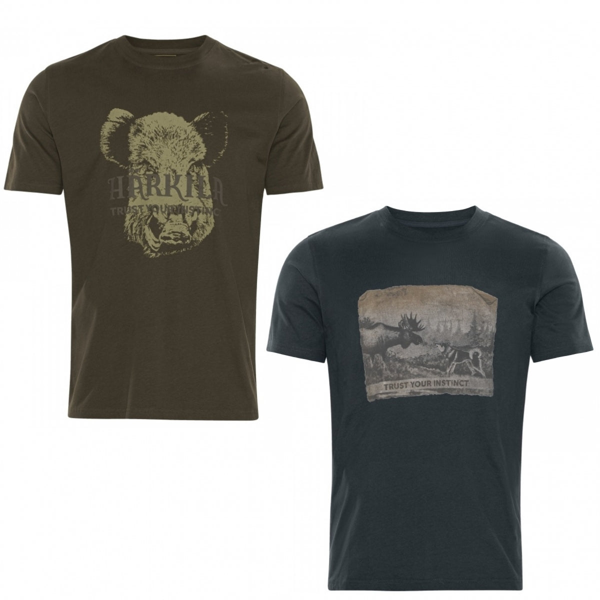 T-krekls HARKILA odin - Limited Edition, Tumši Navy/Vītolu zaļš