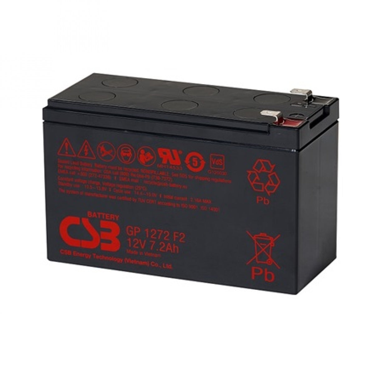 Baterija CSB 12V 7.2Ah Pb