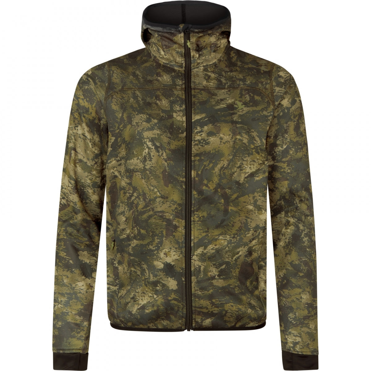 Flīsa jaka Seeland Power Camo InVis, Zaļa