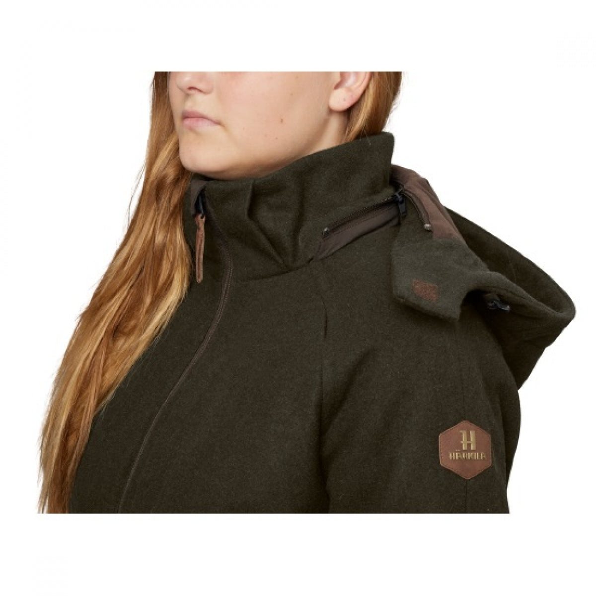 Female jacket HARKILA Metso winter (Willow green)