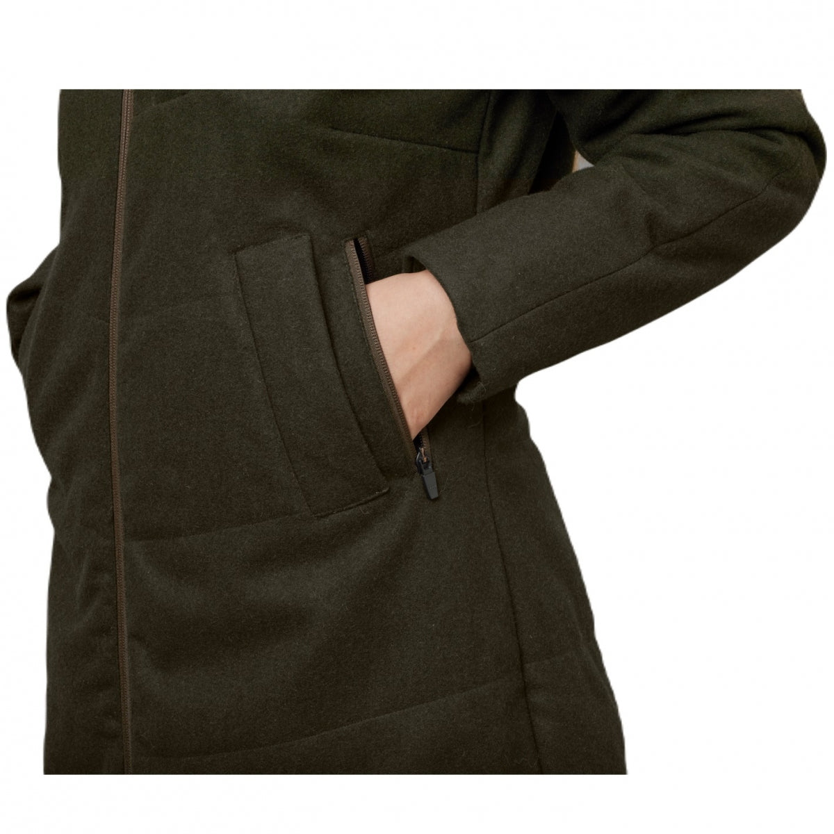 Female jacket HARKILA Metso winter (Willow green)