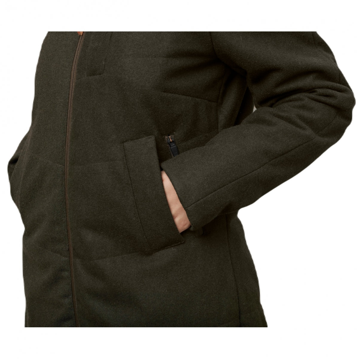 Female jacket HARKILA Metso winter (Willow green)