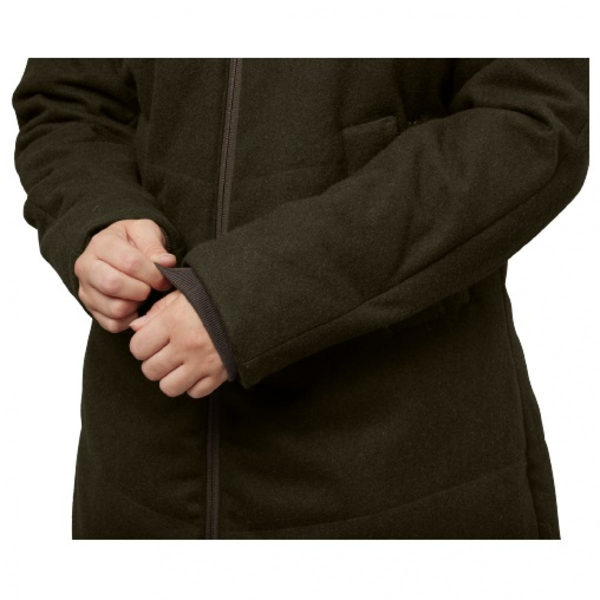 Female jacket HARKILA Metso winter (Willow green)