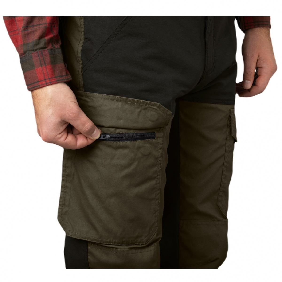 Trousers Seeland Elm Bukser, Grizzly brown/Meteorite