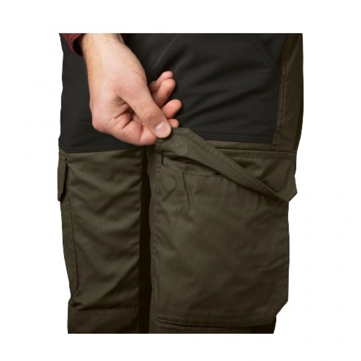 Trousers Seeland Elm Bukser, Grizzly brown/Meteorite