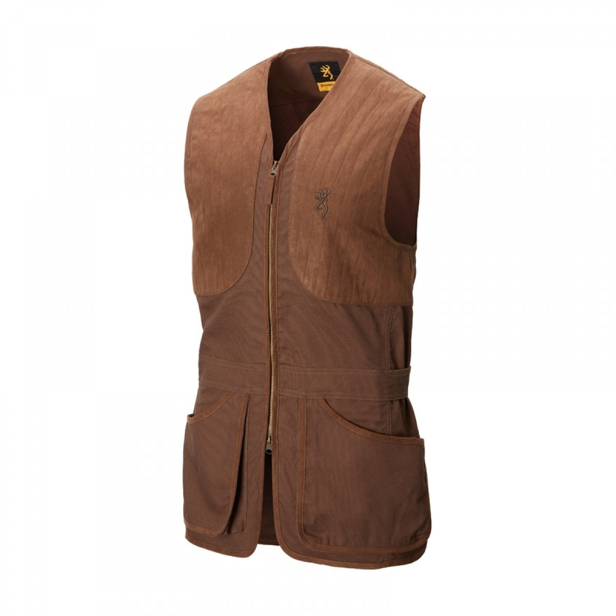 Shooting vest BROWNING ELITE, dark brown