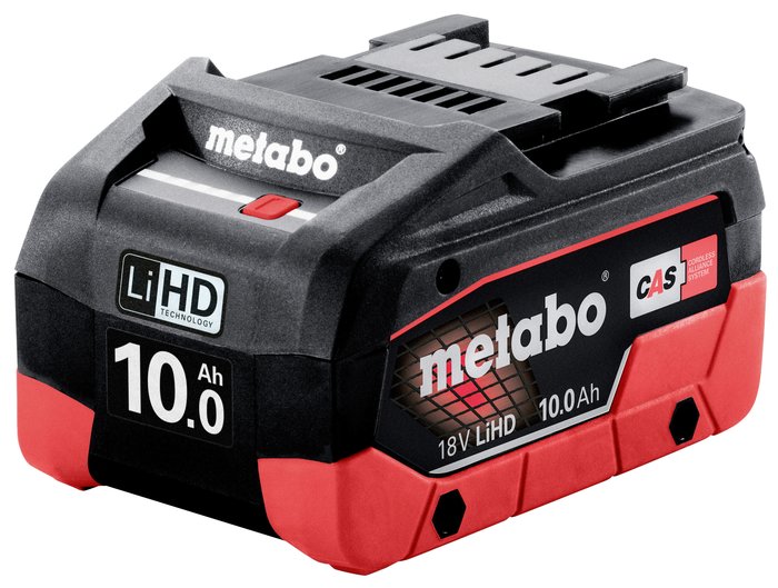 Metabo LiHD 18 V 10.0 Ah Rechargeable Battery
