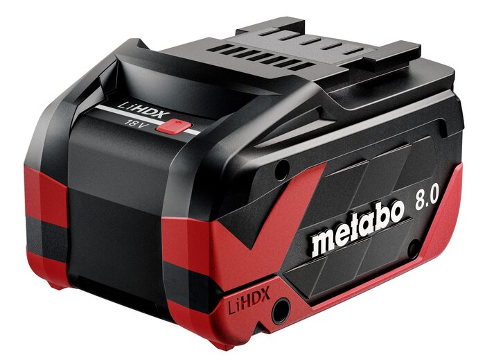 Metabo LiHDX 18V, 8.0 Ah Rechargeable Battery