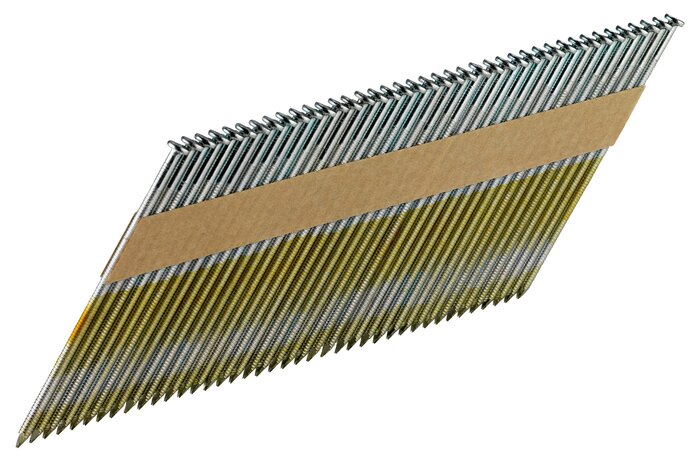 Metabo D34°, Paper Bound, 2.8x63 mm, Galvanised, Ring Strip Nails