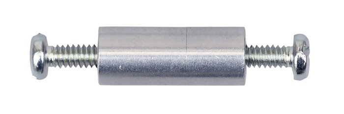 Spacer sleeve with 2 screws