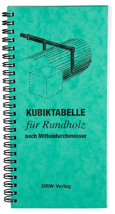 Cubic Table for Logs (German Text)