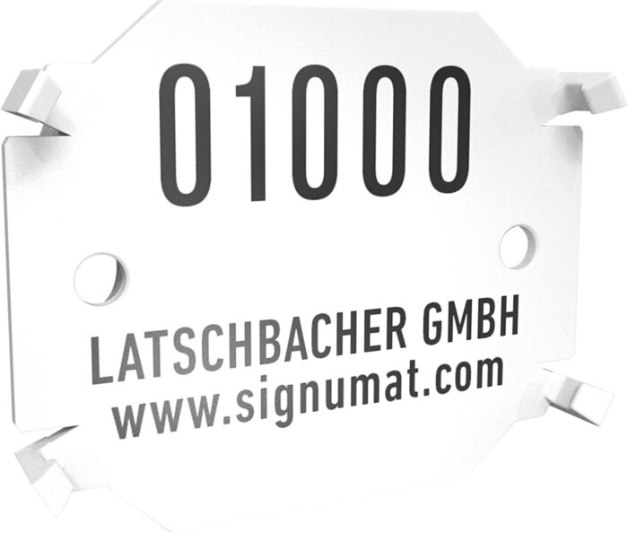 Small Marker Plate Type 04 - Treble Spaced or with Company Logo