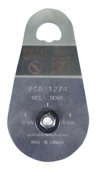 Portable Winch Single Pulley