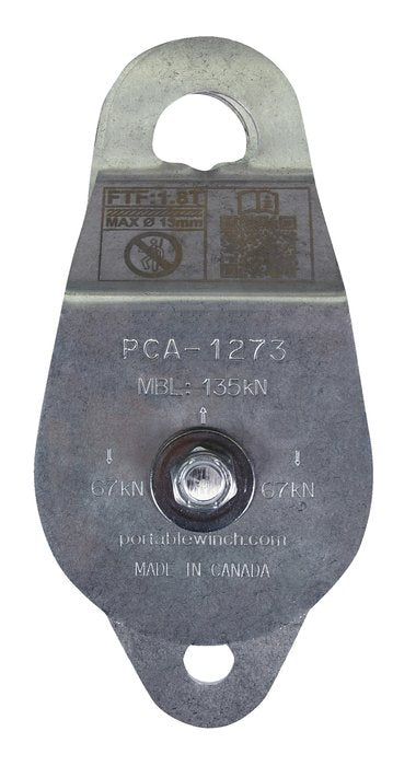 Portable Winch Double Pulley