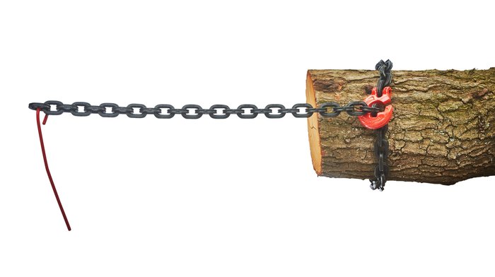 Square Link Choker or Skidding Chain 8 mm Grade 100
