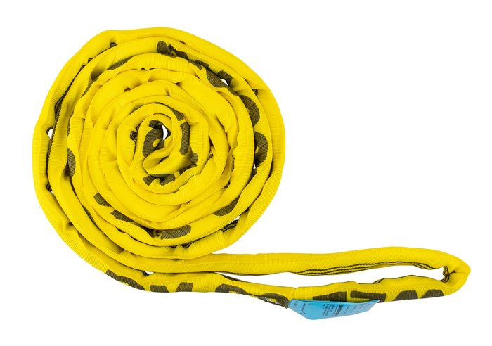 Polyester round sling, two-layer, 3 t, yellow