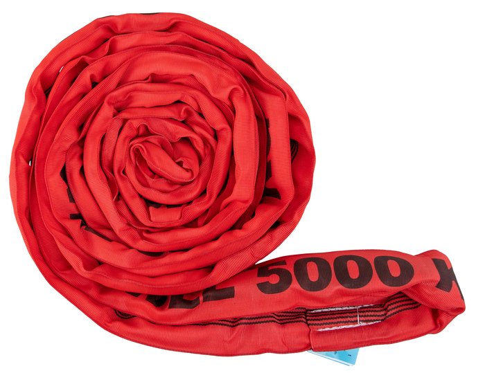 Polyester Round Sling, 5t, Red