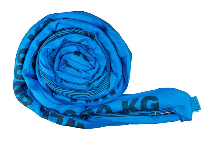 Polyester Round Slings, 8 t, blue