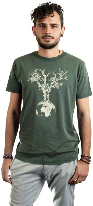 Life-Tree Men's T-Shirt World Tree