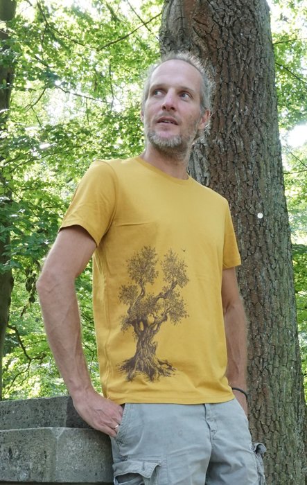 Life-Tree Men's T-shirt Olive Tree