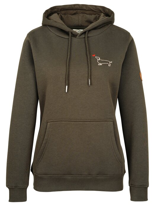Hubertus Heart for your Dachshund Hoodie