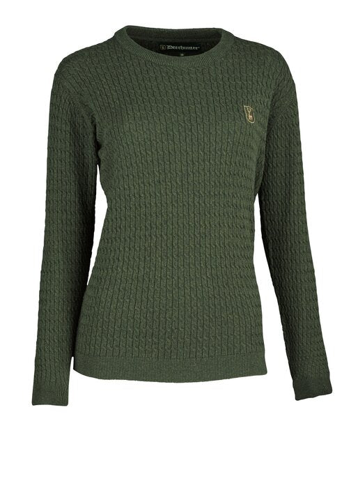 Deerhunter Lady Harrington Cable Knit Pullover