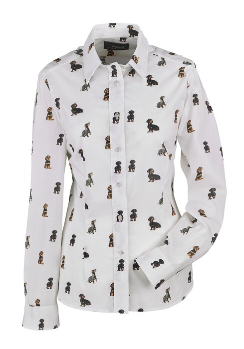 Skogen Dachshund Long Sleeve Blouse