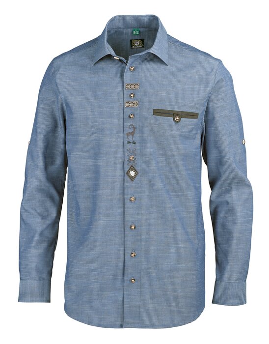 OS-Trachten Long Sleeve Shirt