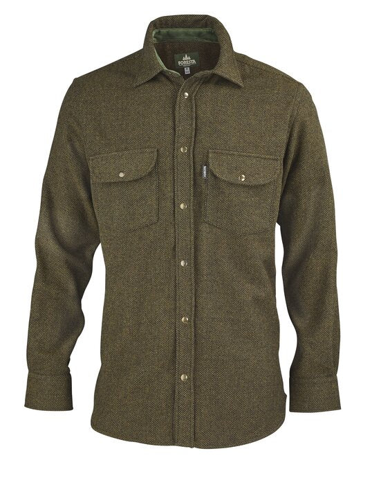 Foresta Jonathan Herringbone Long Sleeve Shirt