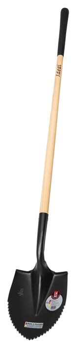 Ideal Spade-Shovel with Serrated Edges