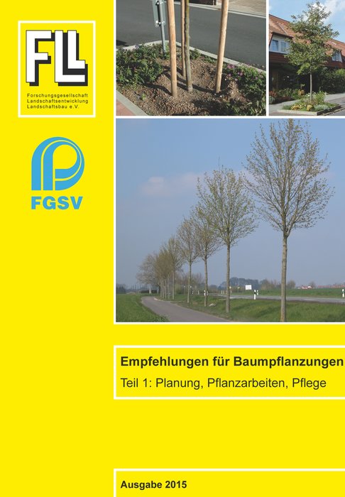 Broschüre Baumpflanzungen Teil 1 (Brochure on Tree Planting Part 1) Text in German