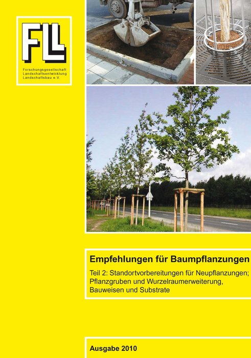 Broschüre Baumpflanzungen Teil 2 (Brochure on Tree Planting Part 2) Text in German
