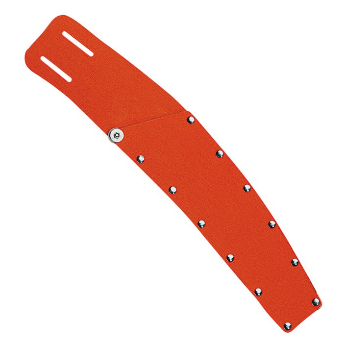 Tri-Saw Plastic Scabbard with Slits for a Belt