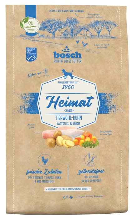 Bosch Heimat Junior dogfood with healthy chicken